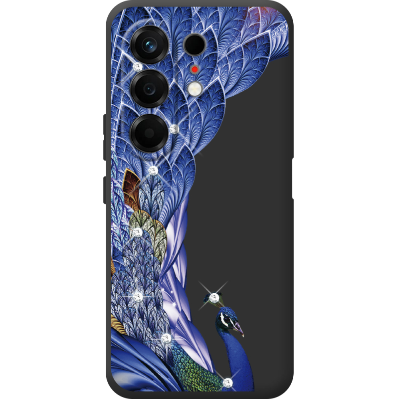 Чохол зі стразами Tecno Camon 50 Peafowl