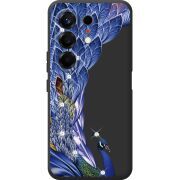 Чохол зі стразами Tecno Camon 50 Peafowl