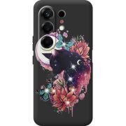 Чохол зі стразами Tecno Camon 50 Cat in Flowers