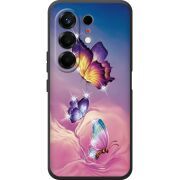 Чохол зі стразами Tecno Camon 50 Butterflies