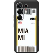Прозорий чохол BoxFace Tecno Camon 50 Ticket Miami