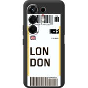 Прозорий чохол BoxFace Tecno Camon 50 Ticket London
