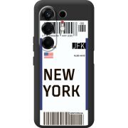 Прозорий чохол BoxFace Tecno Camon 50 Ticket New York