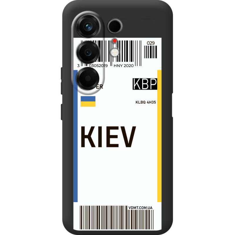 Прозорий чохол BoxFace Tecno Camon 50 Ticket Kiev