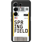 Прозорий чохол BoxFace Tecno Camon 50 Ticket Springfield