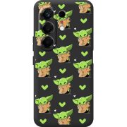 Прозорий чохол BoxFace Tecno Camon 50 Pattern Baby Yoda