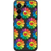 Прозорий чохол BoxFace Tecno Camon 50 Hippie Flowers