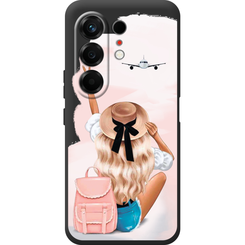 Прозорий чохол BoxFace Tecno Camon 50 Travel Girl