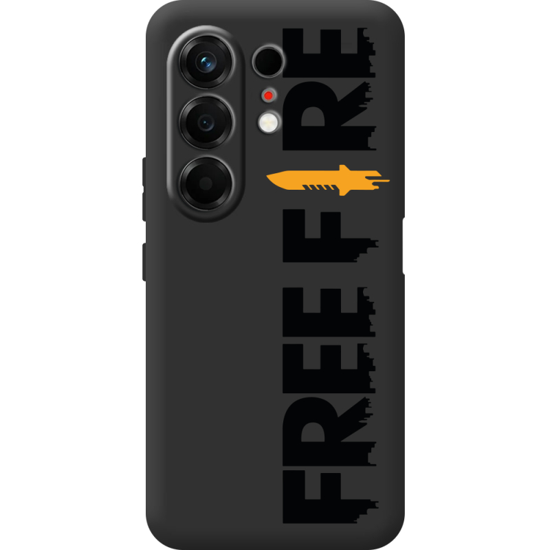 Прозорий чохол BoxFace Tecno Camon 50 Free Fire Black Logo