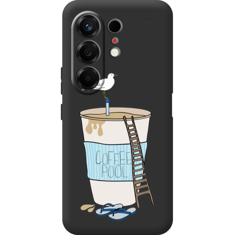 Прозорий чохол BoxFace Tecno Camon 50 Segull in Cofee Pool