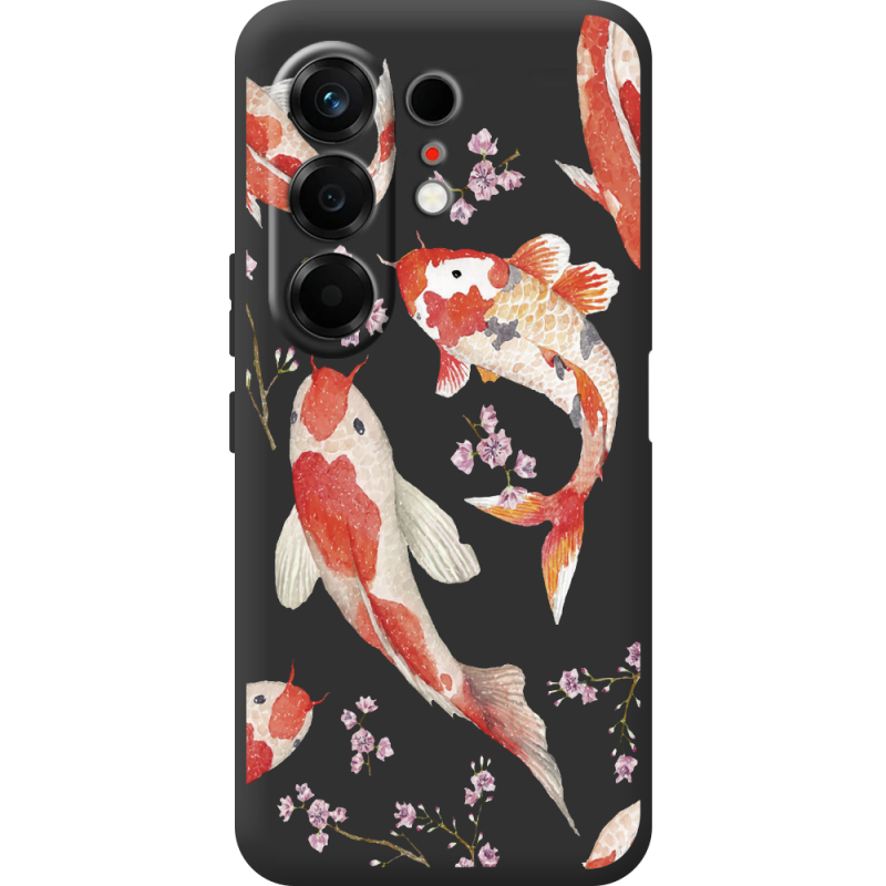 Прозорий чохол BoxFace Tecno Camon 50 Japanese Koi Fish