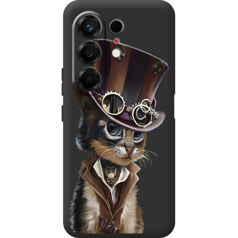 Прозорий чохол BoxFace Tecno Camon 50 Steampunk Cat