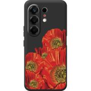 Прозорий чохол BoxFace Tecno Camon 50 Red Poppies