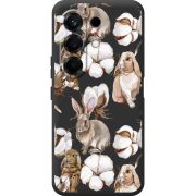 Прозорий чохол BoxFace Tecno Camon 50 Cotton and Rabbits