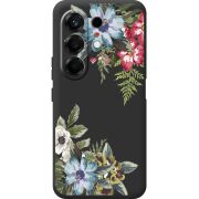 Прозорий чохол BoxFace Tecno Camon 50 Floral