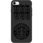 Черный чехол Uprint Apple iPhone 7/8 Black Coffee