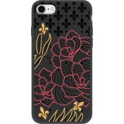 Черный чехол Uprint Apple iPhone 7/8 FranceFlowers