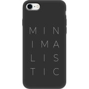 Черный чехол Uprint Apple iPhone 7/8 Minimalistic