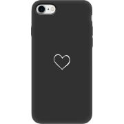 Черный чехол Uprint Apple iPhone 7/8 My Heart