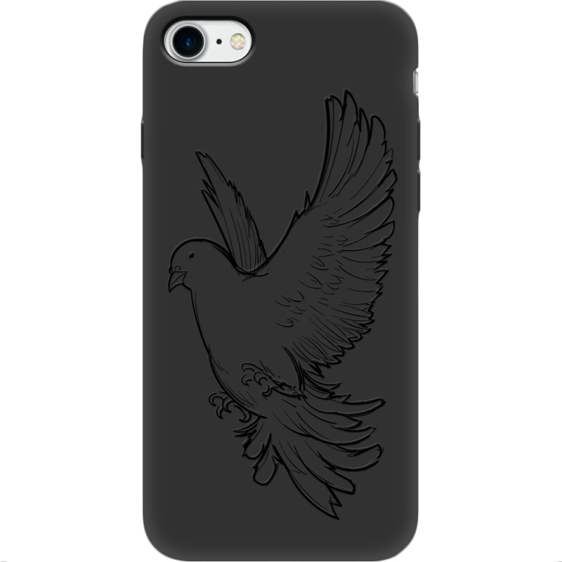 Черный чехол Uprint Apple iPhone 7/8 Dove