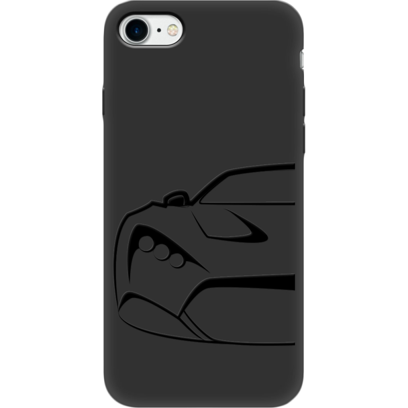 Черный чехол Uprint Apple iPhone 7/8 Sportcar