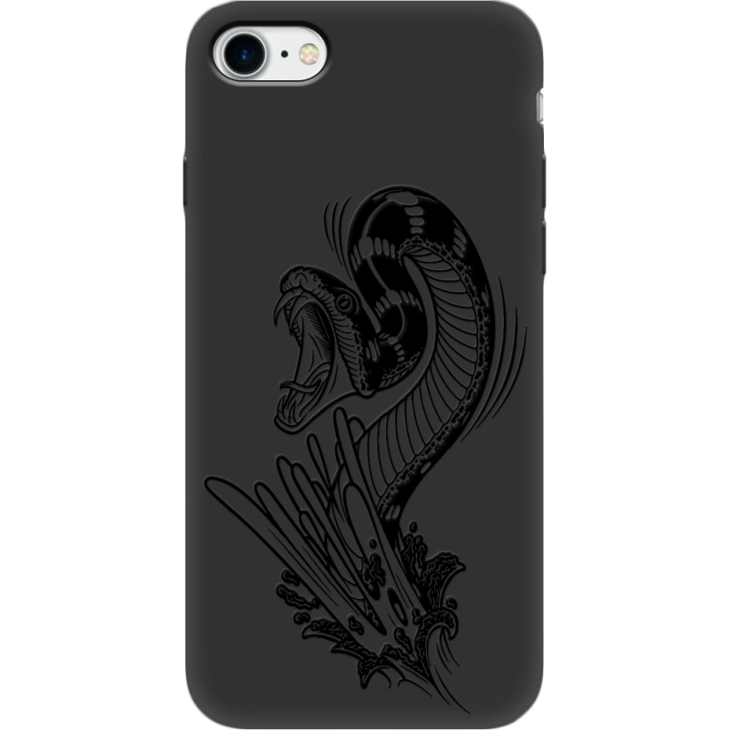 Черный чехол Uprint Apple iPhone 7/8 Snake