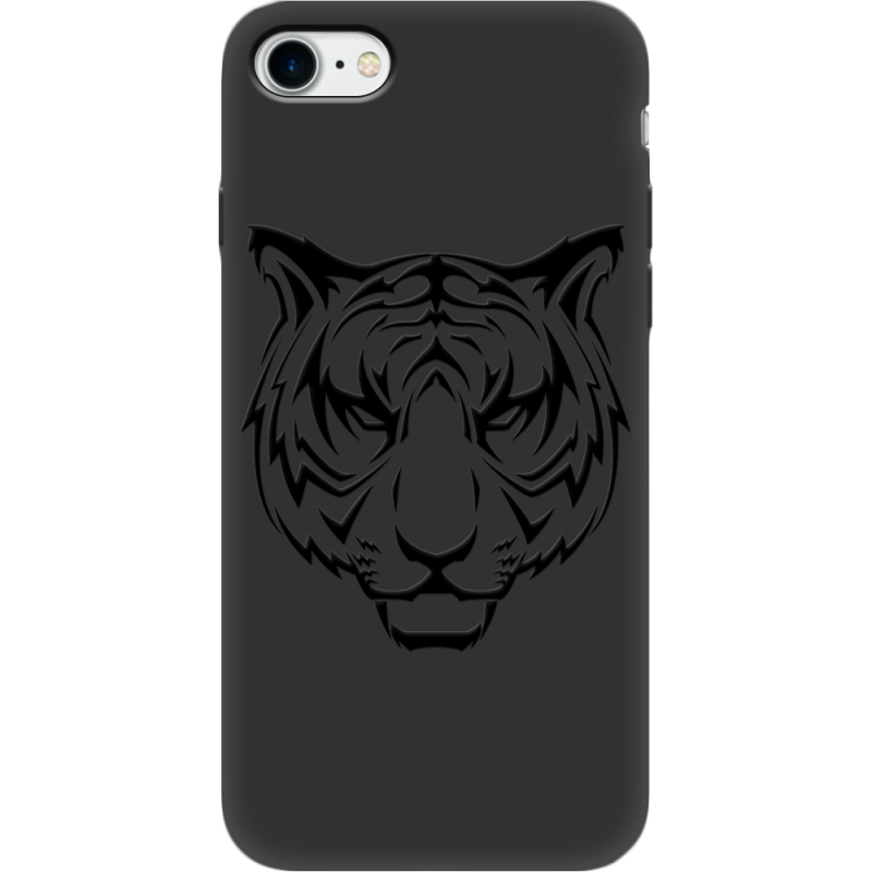 Черный чехол Uprint Apple iPhone 7/8 Tiger