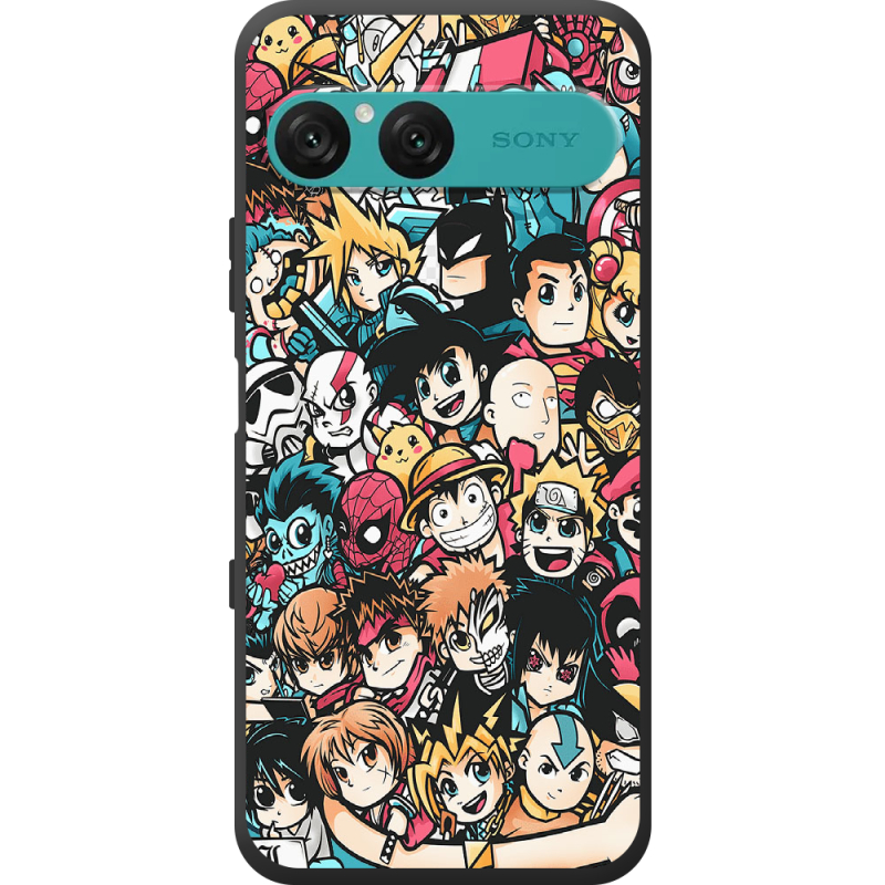 Чохол BoxFace Sony Xperia 10 VII Anime Stickers
