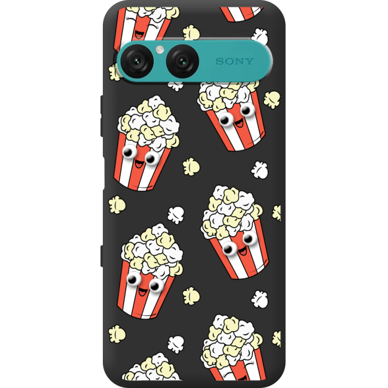 Прозорий чохол BoxFace Sony Xperia 10 VII с 3D-глазками Popcorn