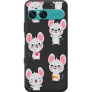 Прозорий чохол BoxFace Sony Xperia 10 VII с 3D-глазками Mouse