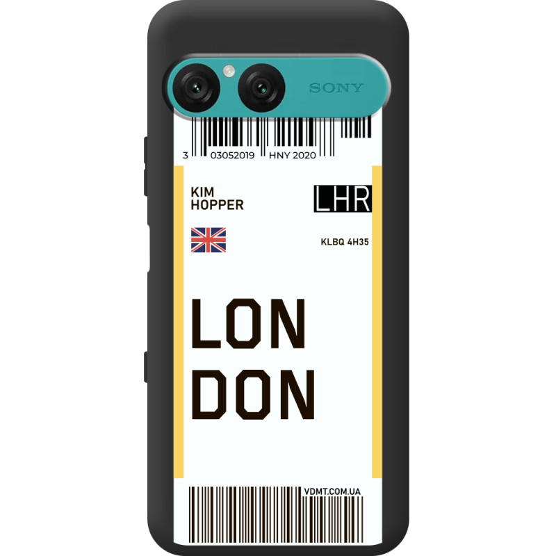 Прозорий чохол BoxFace Sony Xperia 10 VII Ticket London