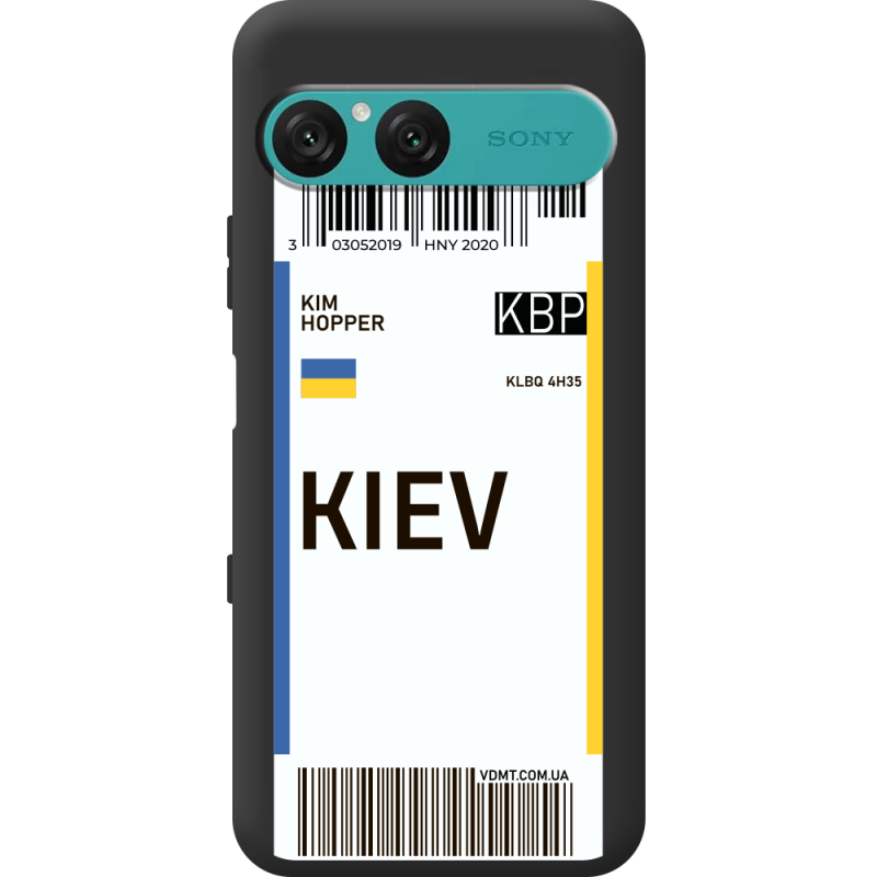 Прозорий чохол BoxFace Sony Xperia 10 VII Ticket Kiev