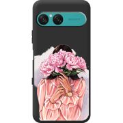 Прозорий чохол BoxFace Sony Xperia 10 VII Девушка с Пионами
