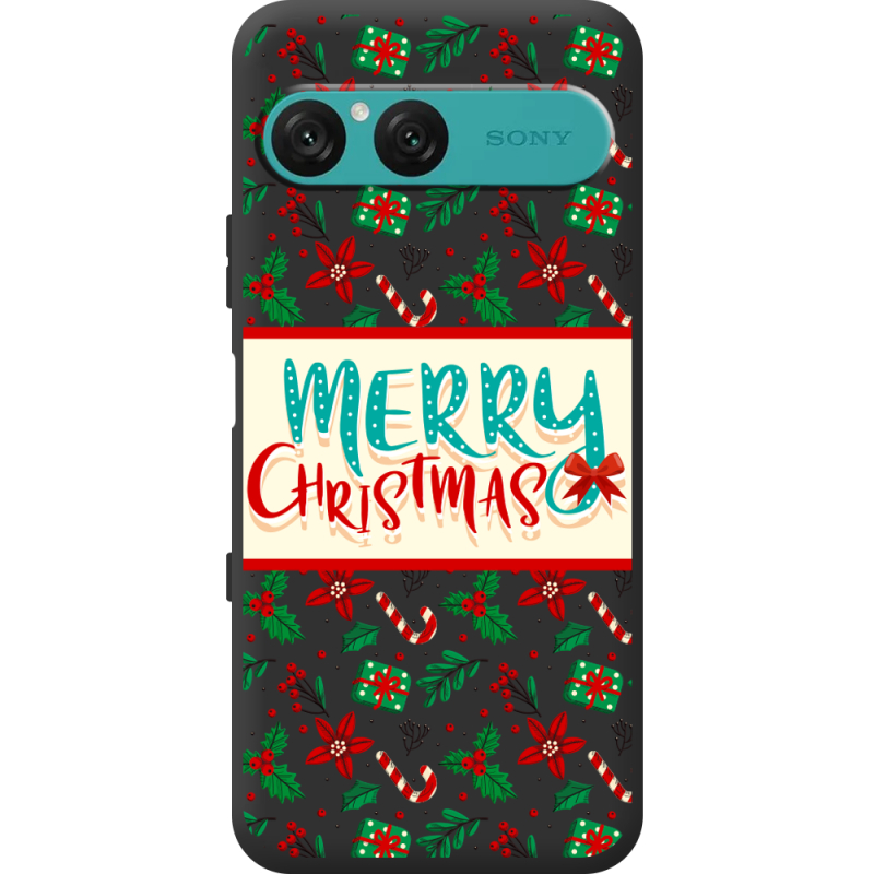 Прозорий чохол BoxFace Sony Xperia 10 VII Vintage Christmas Pattern