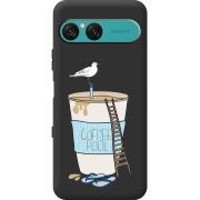 Прозорий чохол BoxFace Sony Xperia 10 VII Segull in Cofee Pool