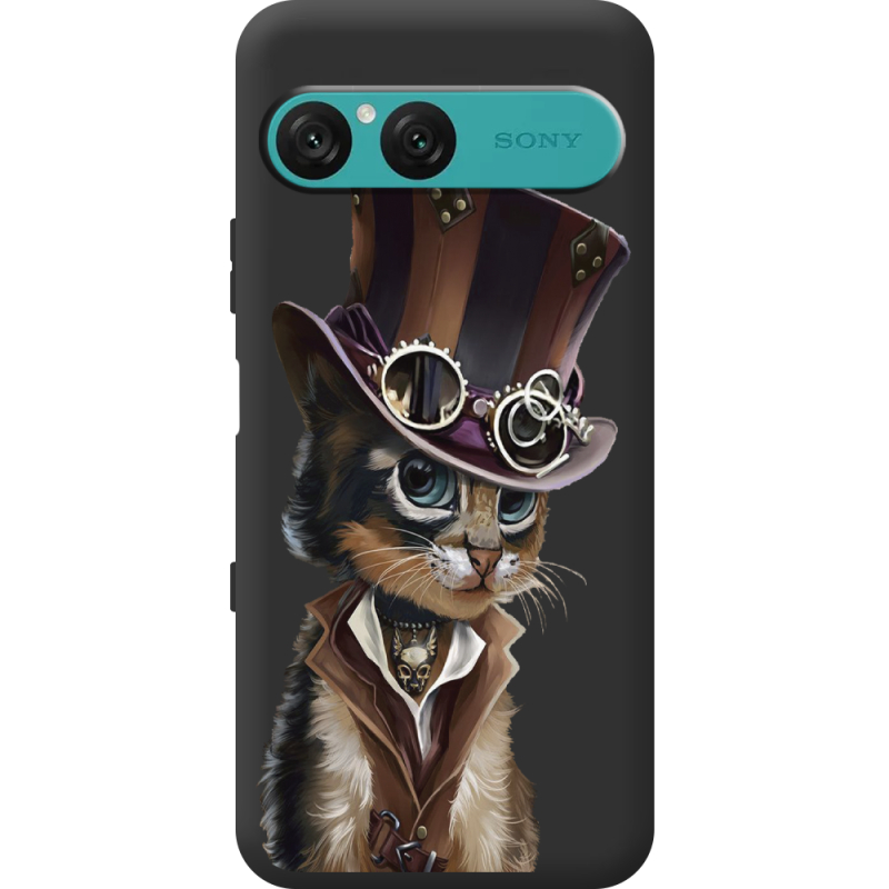 Прозорий чохол BoxFace Sony Xperia 10 VII Steampunk Cat
