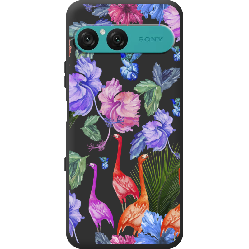 Прозорий чохол BoxFace Sony Xperia 10 VII Flamingo