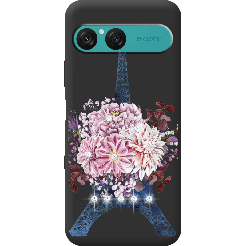 Чохол зі стразами Sony Xperia 10 VII Eiffel Tower