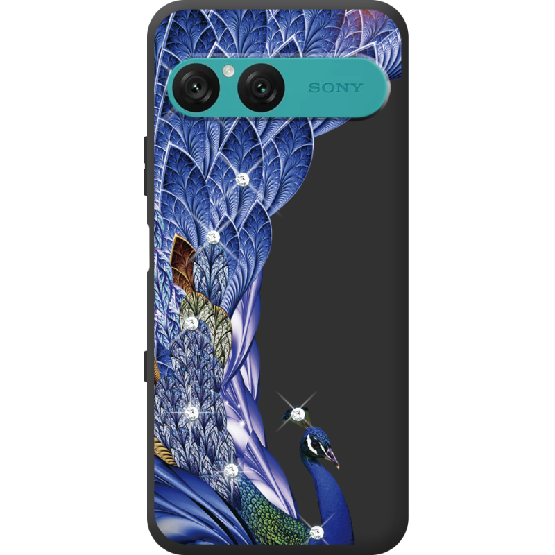 Чохол зі стразами Sony Xperia 10 VII Peafowl