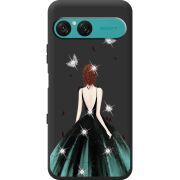 Чохол зі стразами Sony Xperia 10 VII Girl in the green dress