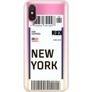 Прозрачный чехол Uprint Xiaomi Mi 8 Pro Ticket New York