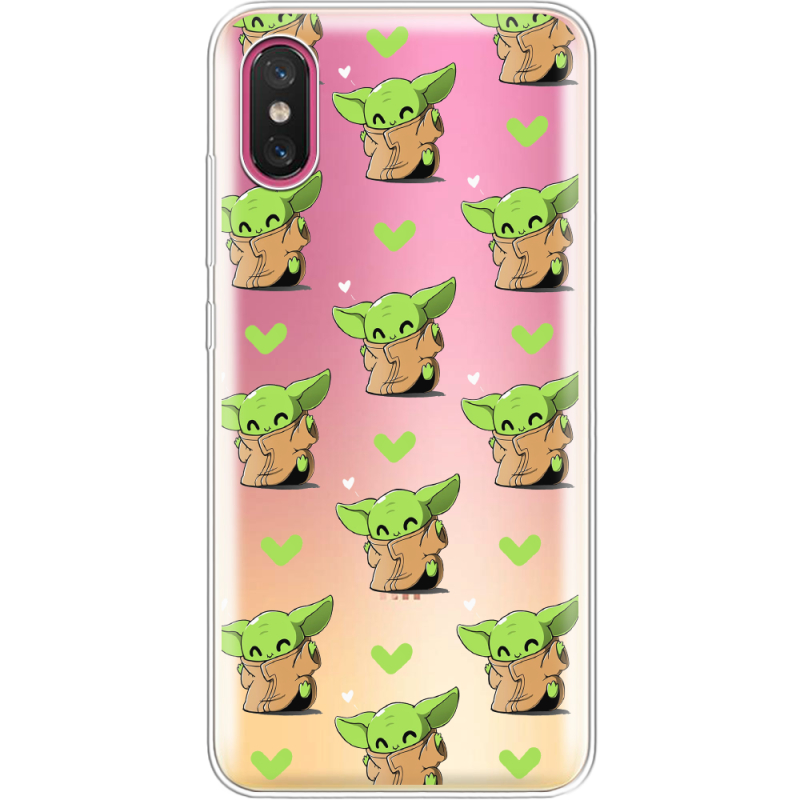 Прозрачный чехол Uprint Xiaomi Mi 8 Pro Pattern Baby Yoda