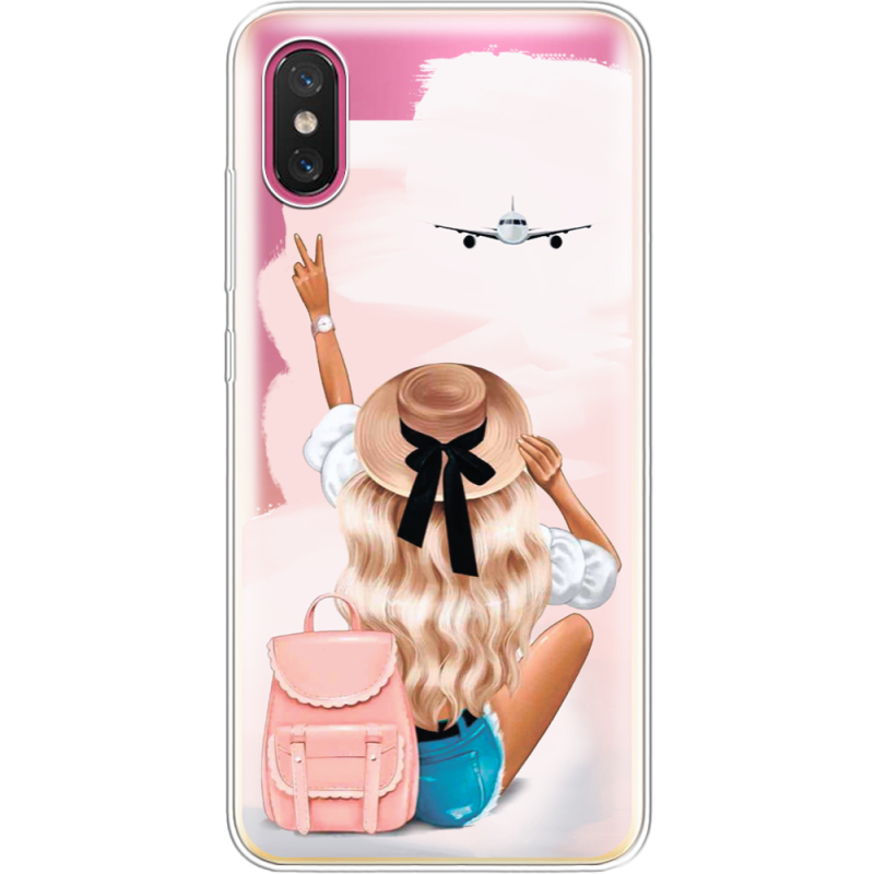 Прозрачный чехол Uprint Xiaomi Mi 8 Pro Travel Girl