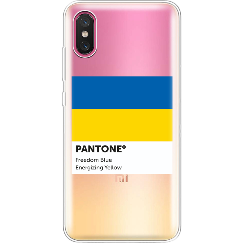 Прозрачный чехол Uprint Xiaomi Mi 8 Pro Pantone вільний синій