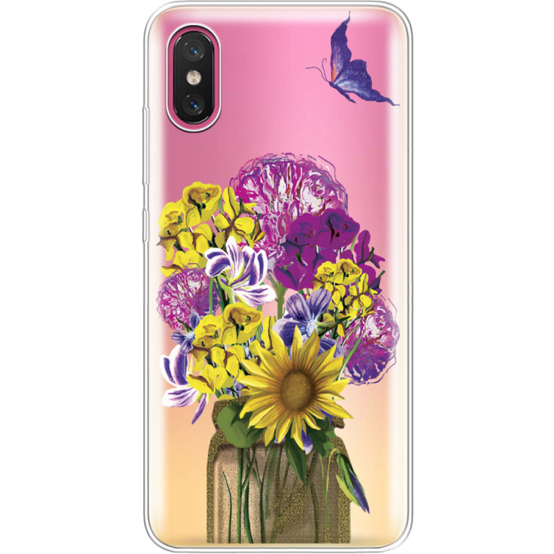 Прозрачный чехол Uprint Xiaomi Mi 8 Pro My Bouquet