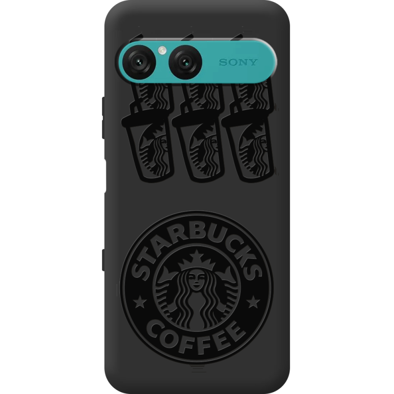 Чорний чохол BoxFace Sony Xperia 10 VII Black Coffee
