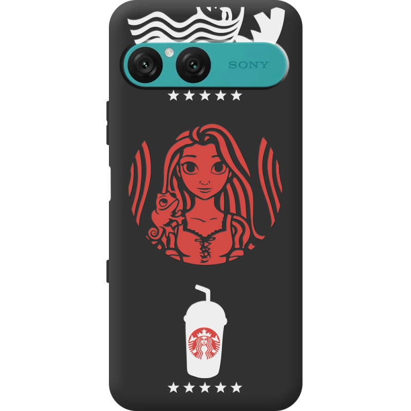 Чорний чохол BoxFace Sony Xperia 10 VII RedWhite Coffee
