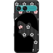 Чорний чохол BoxFace Sony Xperia 10 VII Flower Hair