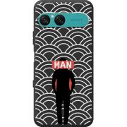 Чорний чохол BoxFace Sony Xperia 10 VII Man Pattern