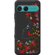 Чорний чохол BoxFace Sony Xperia 10 VII 3D Ukrainian Muse